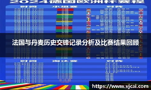 法国与丹麦历史交锋记录分析及比赛结果回顾