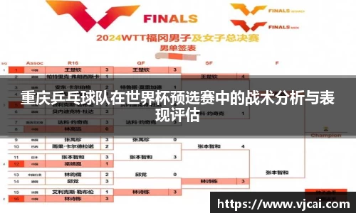 重庆乒乓球队在世界杯预选赛中的战术分析与表现评估